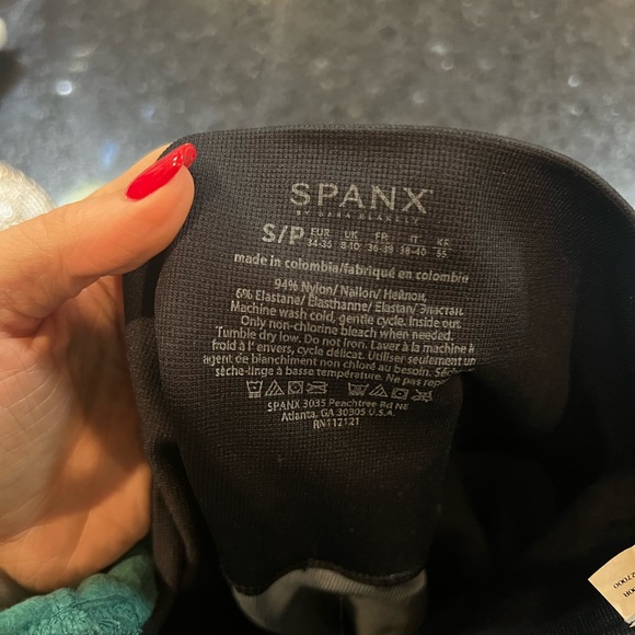 Spanx Seamless Moto Legging in Indigo Sky | Spanx Legging - Picture 8 of 10